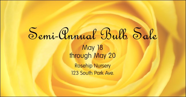 Yellow Rose Facebook Ad