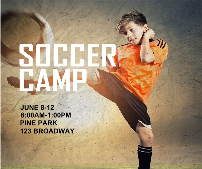 Soccer Camp Facebook Post