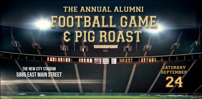 Football Lights Twitter Post