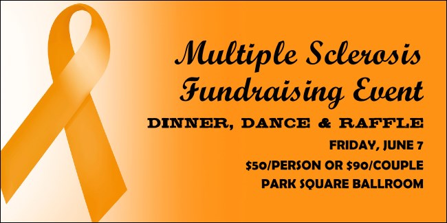 Orange Ribbon Twitter Post