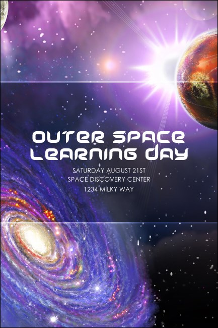 Outer Space Pinterest Post