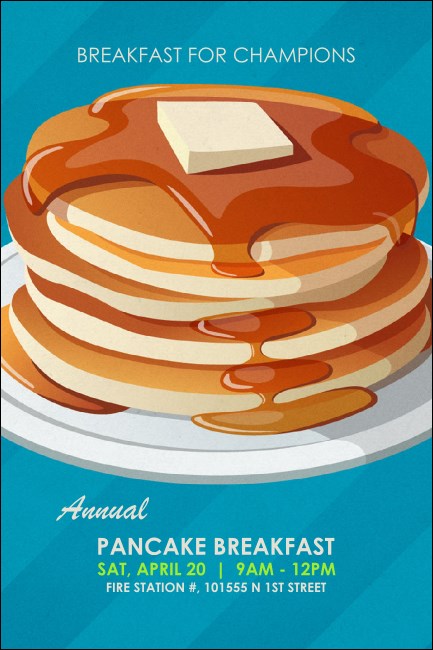 Pancake Stack Pinterest Post