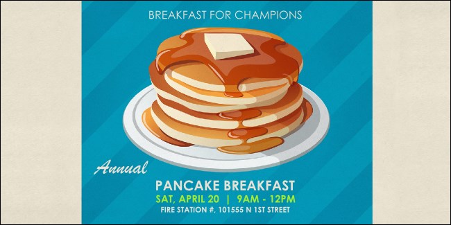 Pancake Stack Twitter Post