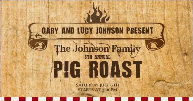 Pig Roast Twitter Post