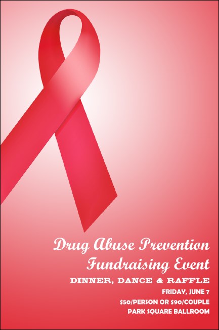 Red Ribbon Pinterest Post