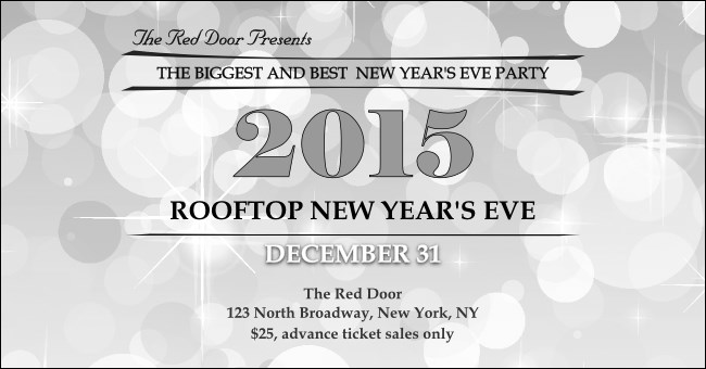 Silver Glitter Twitter Post