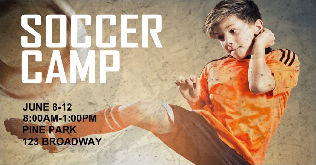 Soccer Camp Twitter Post