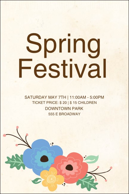 Spring Festival Pinterest Post