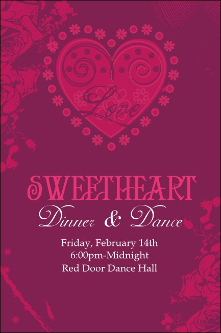 Valentine Heart Pinterest Post