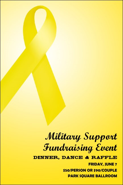 Yellow Ribbon Pinterest Post
