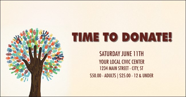 Fundraising Tree Facebook Ad