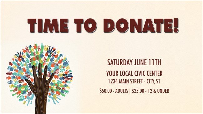 Fundraising Tree Facebook Event Cover