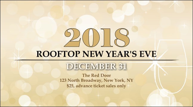 Gold Glitter Facebook App