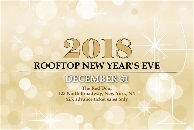 Gold Glitter Pinterest Post