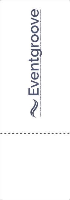 Black Tie QR Event Ticket Product Back