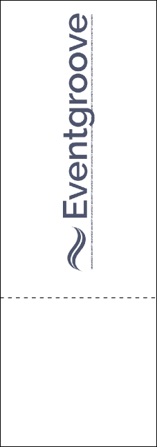 Fire and Ice QR Event Ticket Product Back