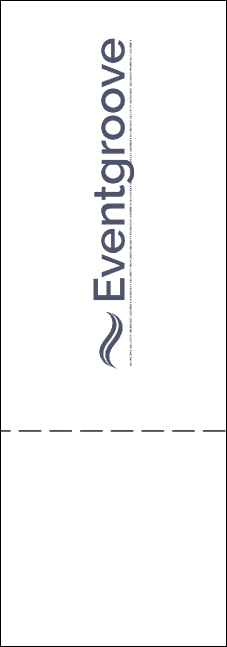 Golf Water Hazard QR Event Ticket Product Back