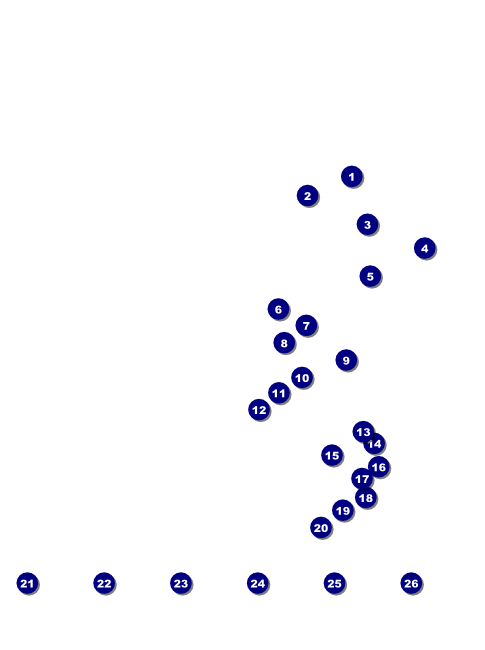 Nashville Flyer Front Field Markers