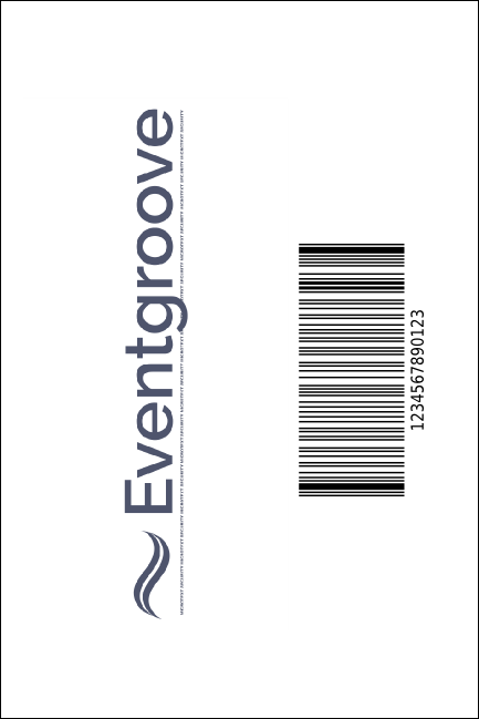 Red Carpet Economy Event Badge Economy Event Badge Product Back