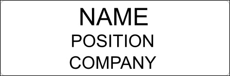 Label 2.625 by 0.875