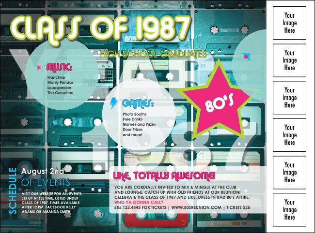 Totally 80s Logo Flyer Product Front