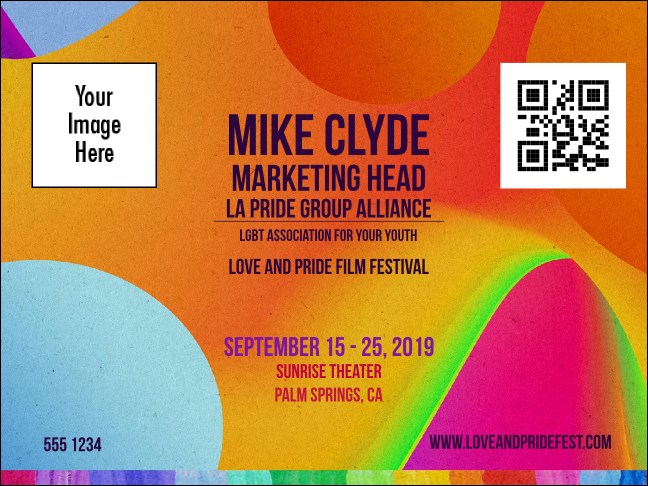 LGBT Film Festival Economy Event Badge