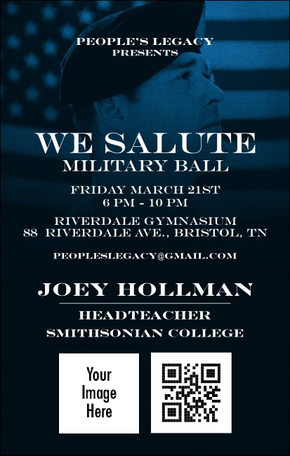 Military Ball - The Salute VIP Event Badge Medium