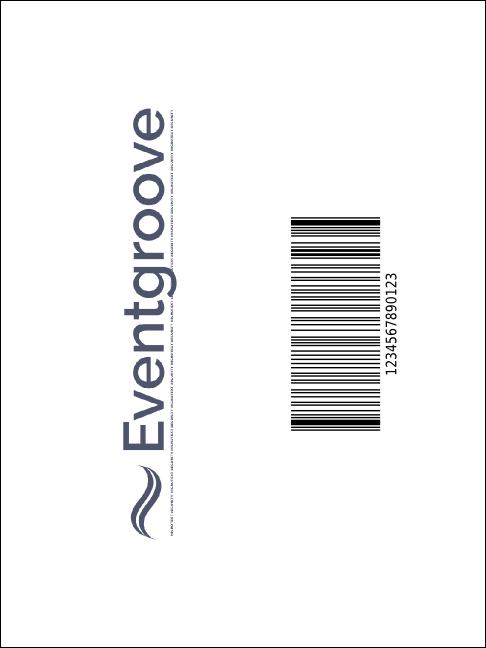 Retro Sunburst Economy Event Badge Product Back