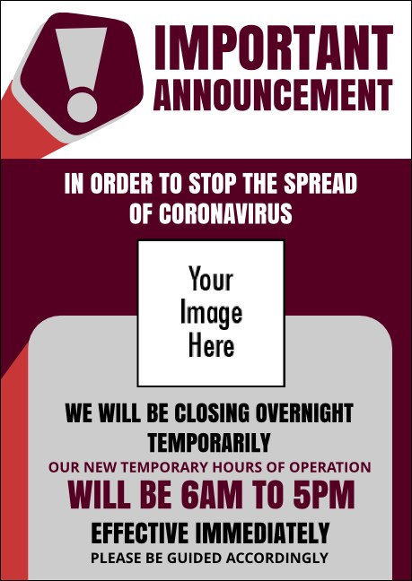 Important Announcement Club Flyer