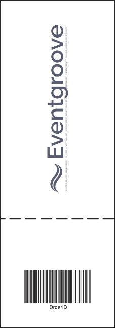 Nightclub Blue Event Ticket Product Back