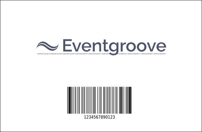 Christmas Bells VIP Event Badge Small Product Back