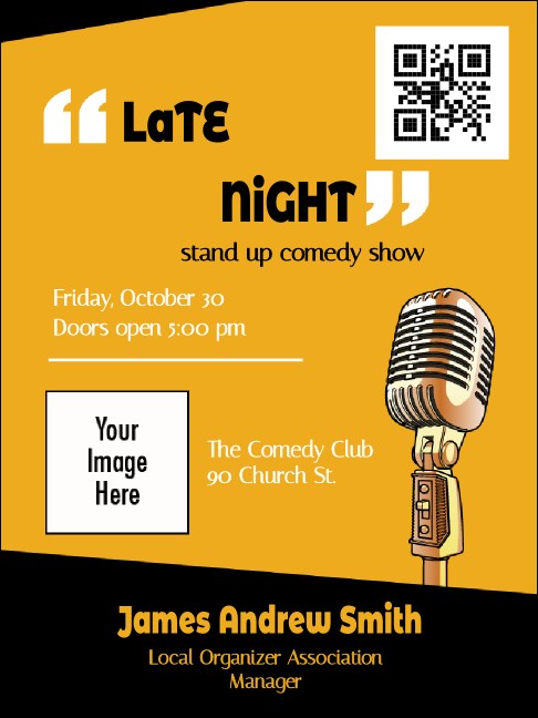 Comedy Retro Economy Event Badge