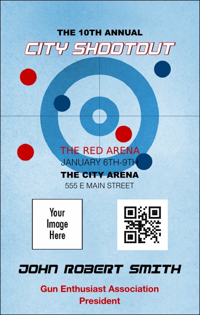 Curling VIP Event Badge Medium