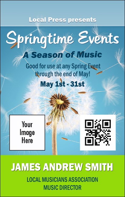 Dandelion VIP Event Badge Medium