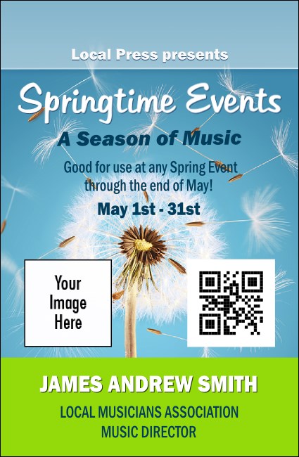 Dandelion VIP Event Badge Small