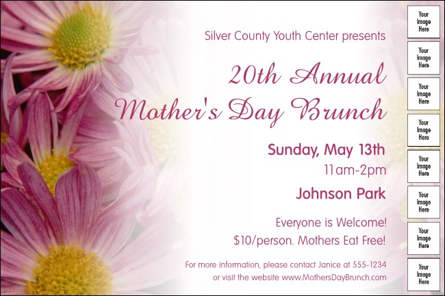 Pink Flowers Image Poster Product Front