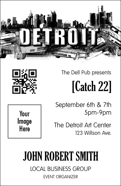 Detroit BW VIP Event Badge Small