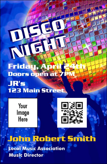 Disco VIP Event Badge Small