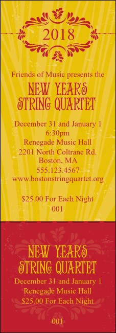 Year Gold Semi-Formal Event Ticket