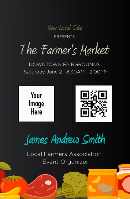 Farmer's Market VIP Event Badge Small Product Front