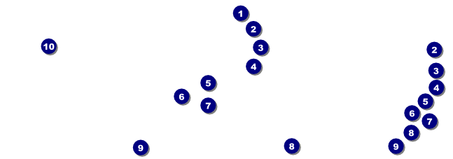 Patriotic Vote Event Ticket Front Field Markers