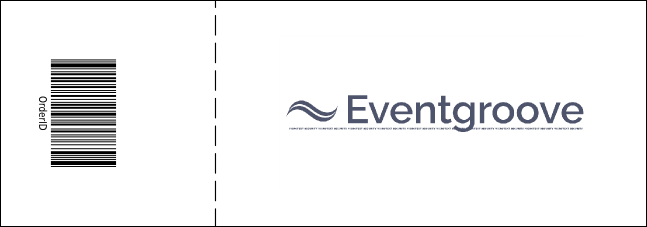 Valentine Love Birds Event Ticket Product Back