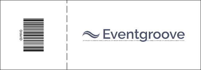 Hockey Badge Blue General Admission Ticket Product Back