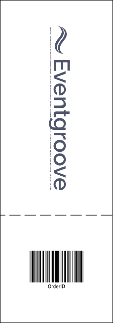 Autism Awareness Event Ticket Product Back