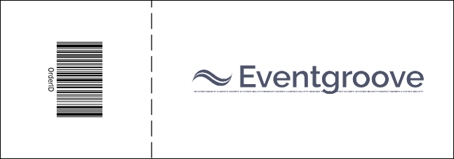 MMA Sword Blue Event Ticket Product Back