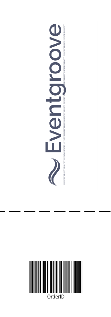 Versus Orange Event Ticket Product Back