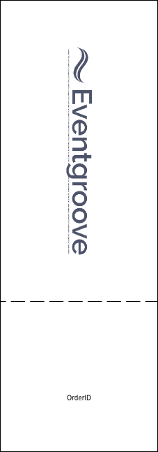 Dance Recital Event Ticket Product Back