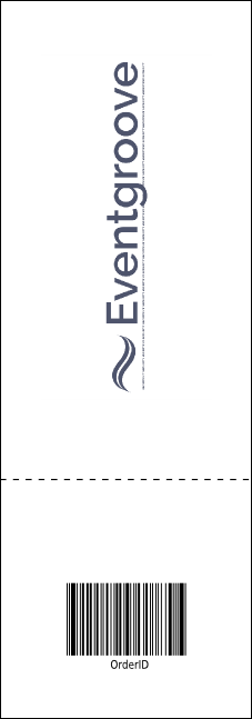 Golden Ornament Event Ticket Product Back