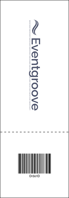 Santa Lineup Event Ticket Product Back