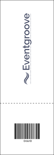 Holiday Tree Event Ticket Product Back